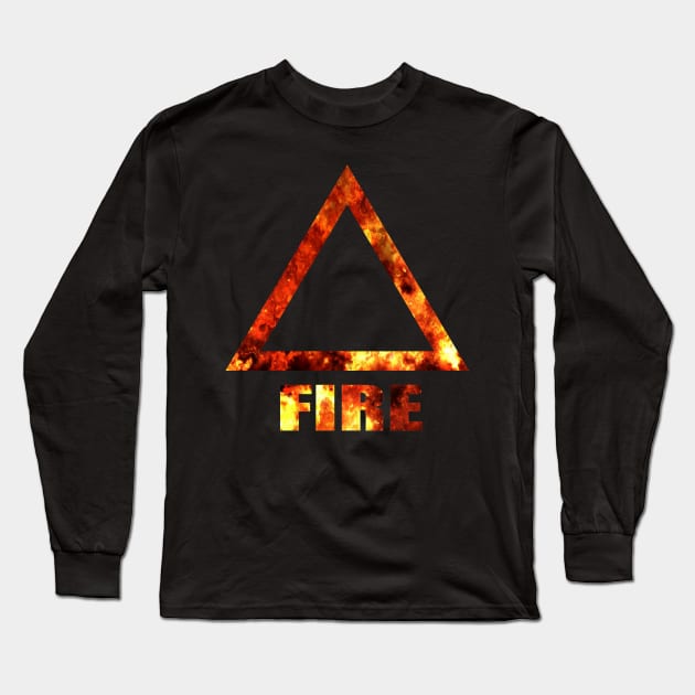 Hermetic Fire Long Sleeve T-Shirt by MercurialMerch